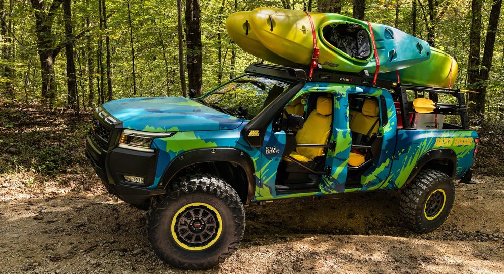 Drawing from lessons learned during Project Trailgater, Nissan makes new waves with its Frontier Rapid Runner project to chase white-waters with tubular doors.