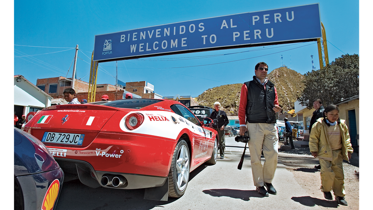 004 ferrari 599 peru border death road bolivia drive